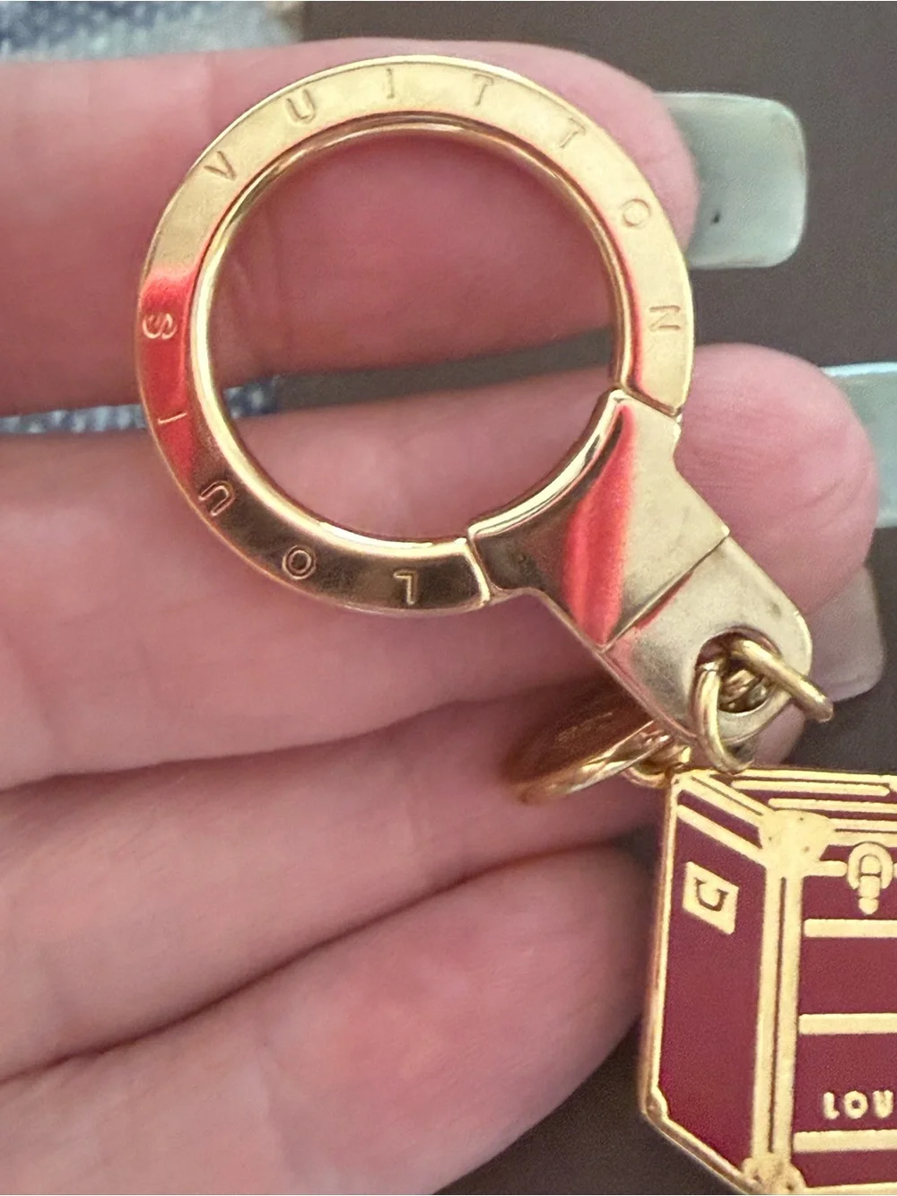 Louis Vuitton bag charm